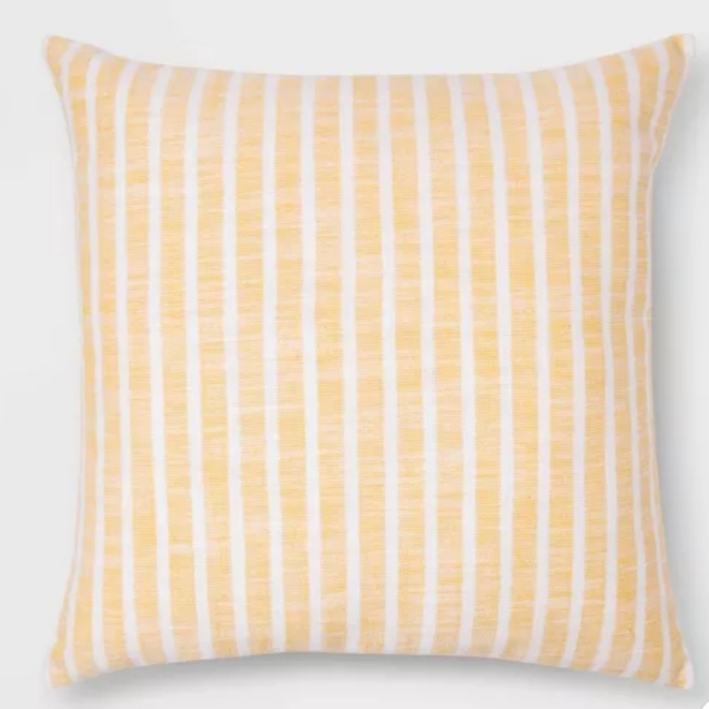 Woven Stripe Square Pillow - Threshold